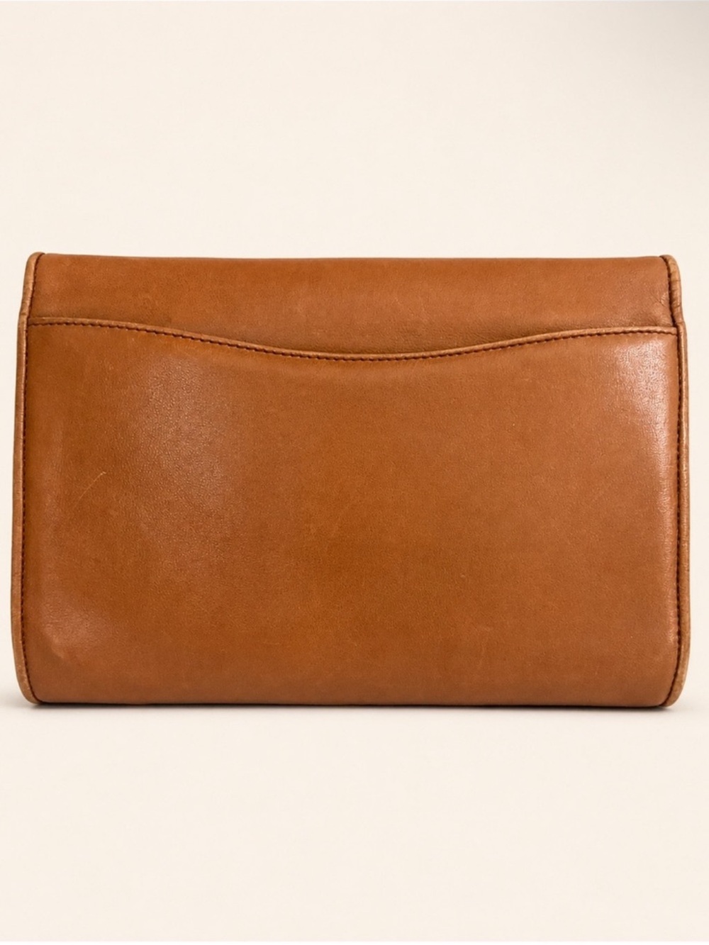 Gucci Vintage Cognac Leather Convertible Shoulder Bag Clutch - Picture 5 of 12
